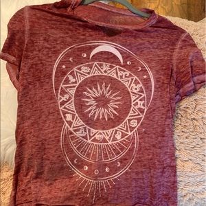 soft and comfy “LOL VINTAGE” homemade cropped tee